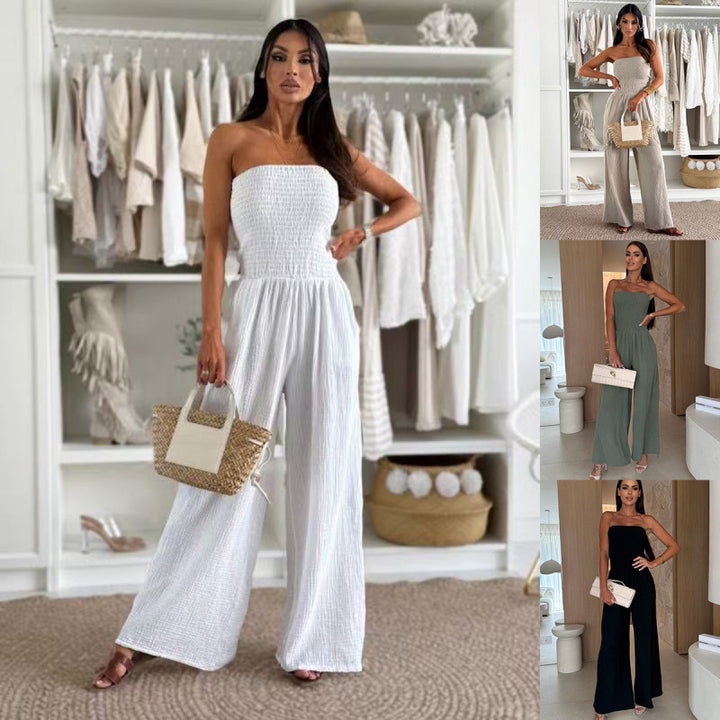 Lune London Flared Strapless Overall