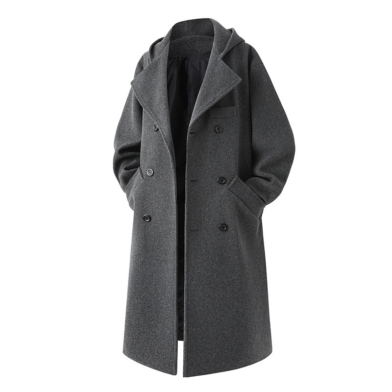 Elegant transition coat for women with double pleat collar and side pockets Lune London