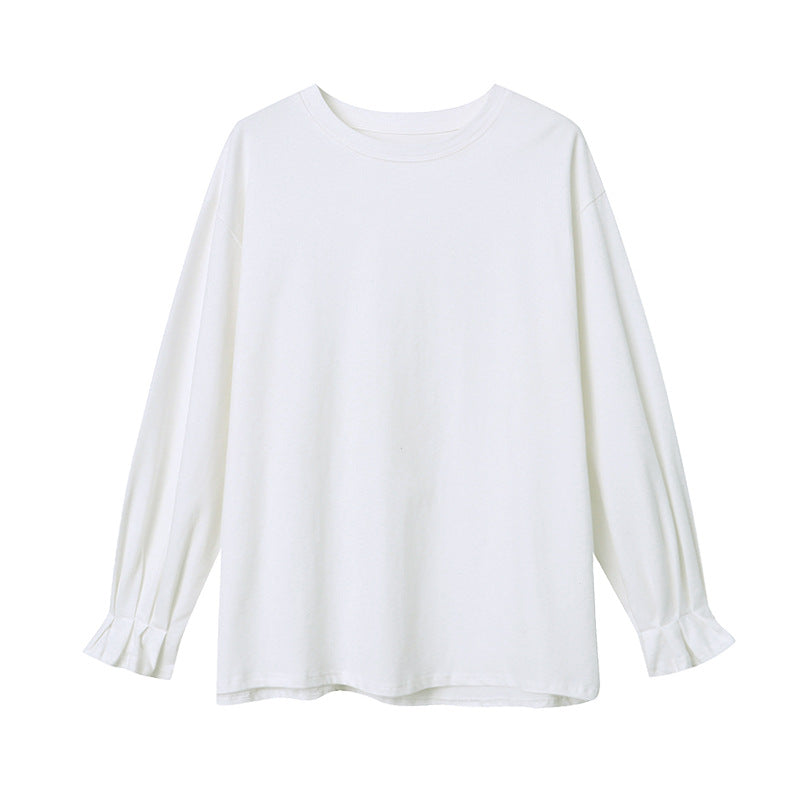 Women casual long sleeve shirt with ruffle details Chic & Stil