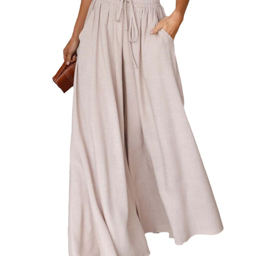 Women Wide Fluid Pants Lune London