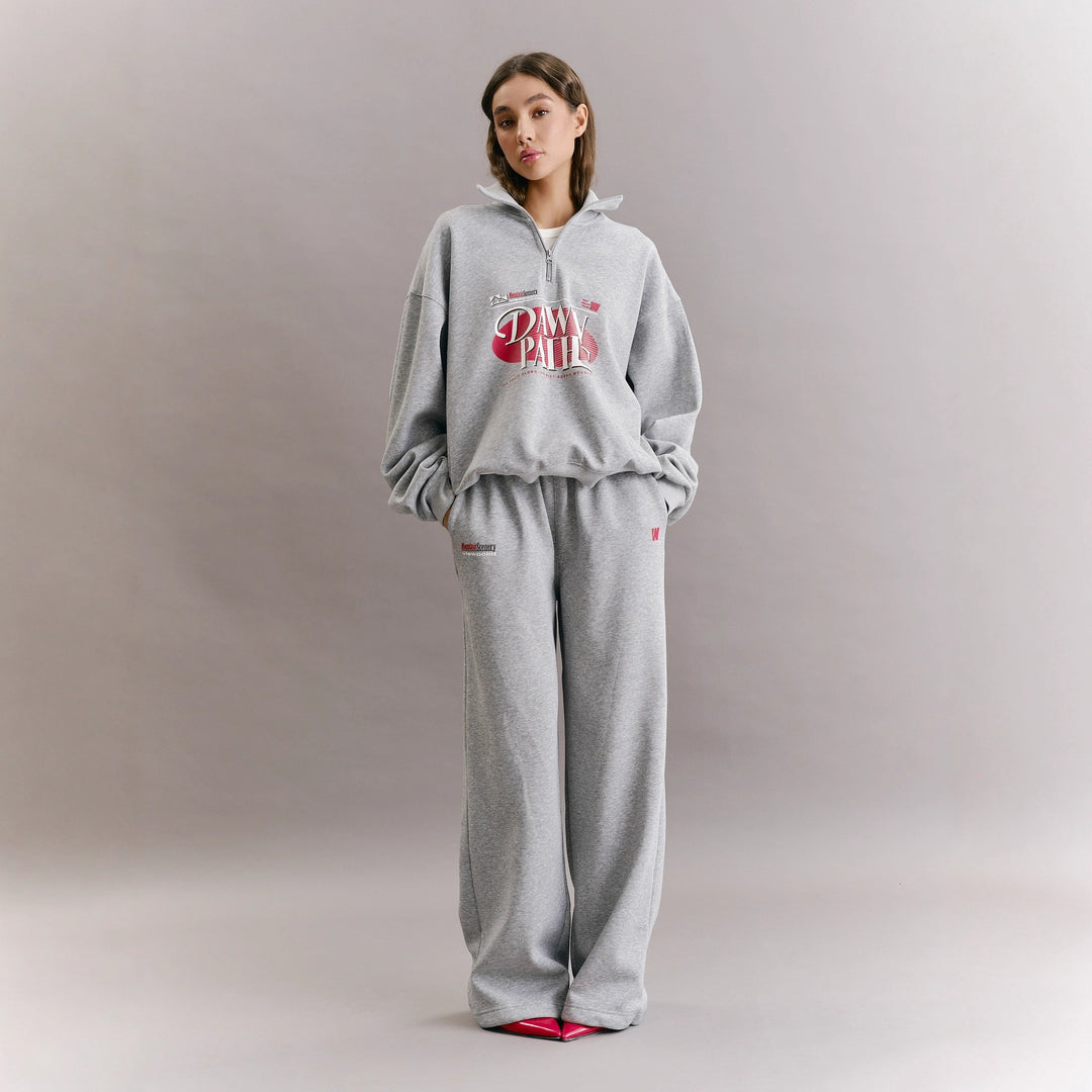 Ensemble de loisirs pour femmes composé d'un hoodie zippé et de sweats larges Chic & Stil