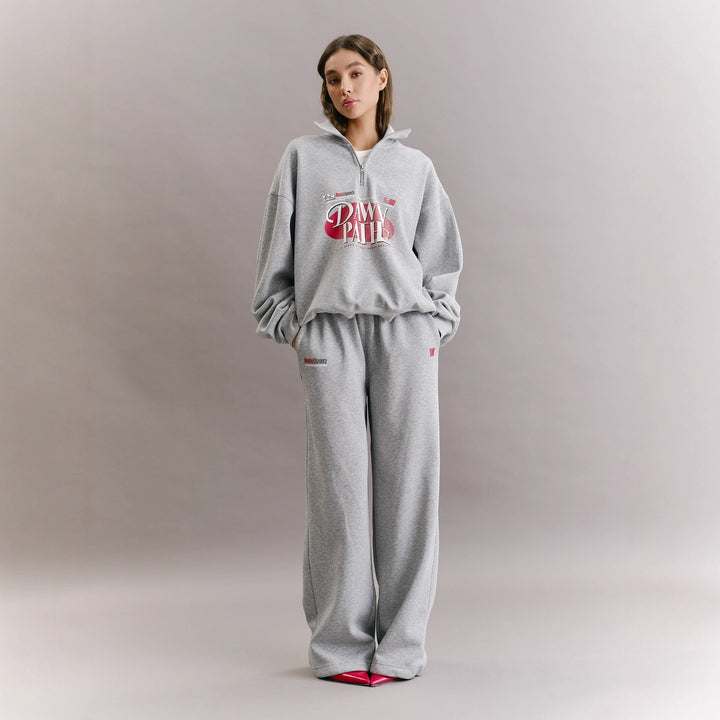 Ensemble de loisirs pour femmes composé d'un hoodie zippé et de sweats larges Chic & Stil