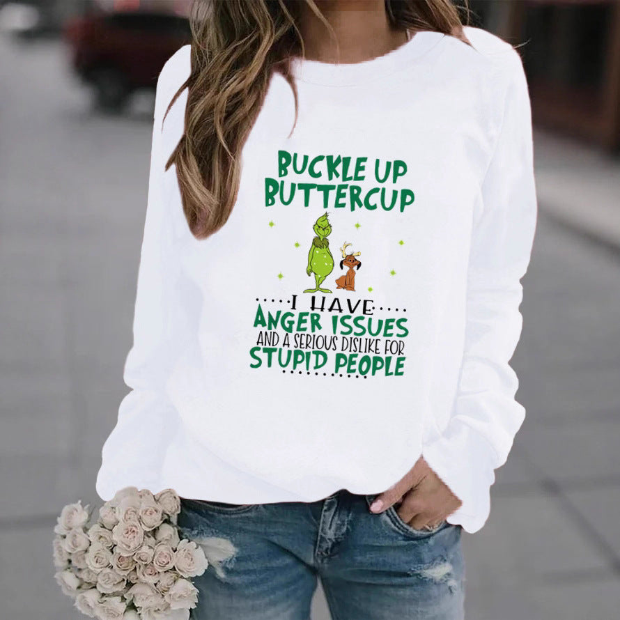 Sweat-shirt femme avec citation humoristique et design créatif Chic & Stil