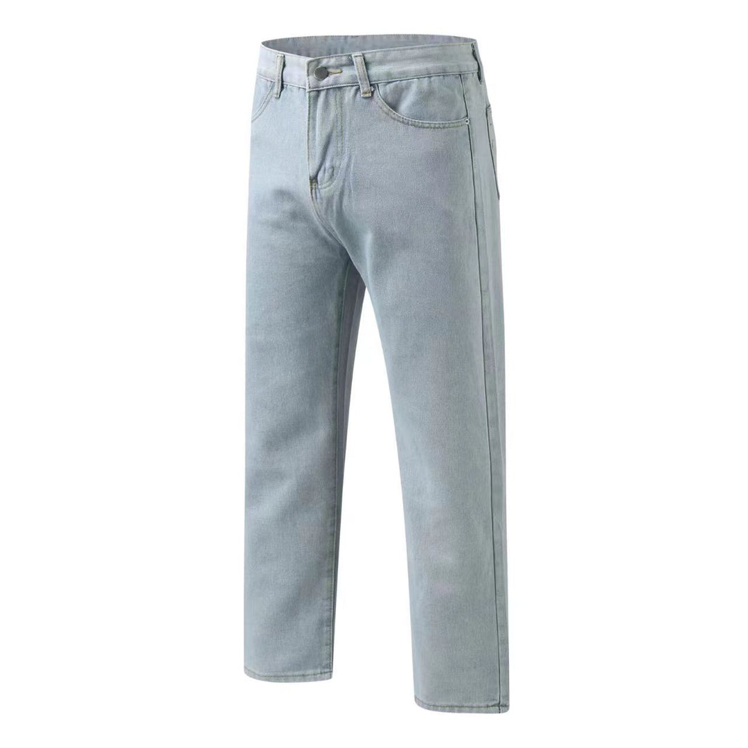 Women's straight-cut jeans with a high waist and classic details Lune London
