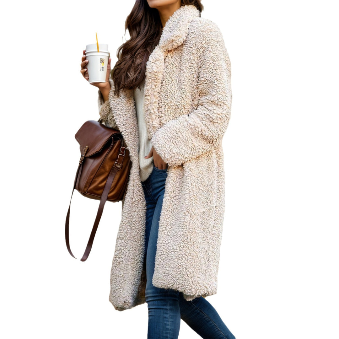 Cozy coat for women in faux fur Lune London