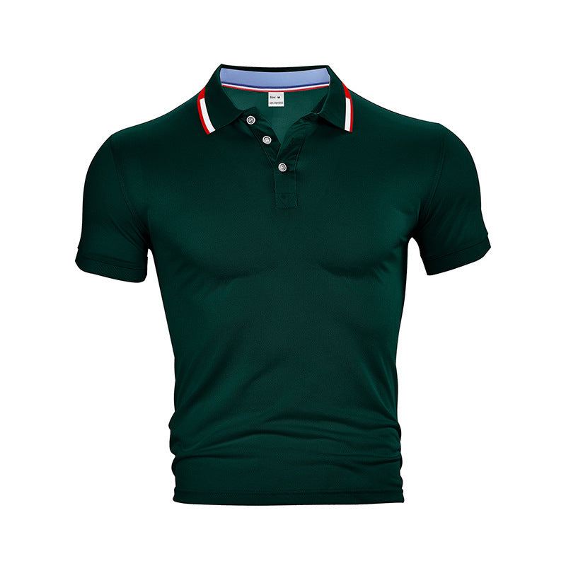 Men's polo shirt with structured collar and breathable technology Lune London