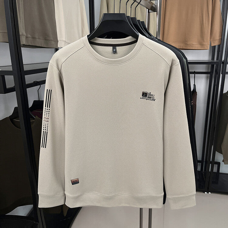 Men's long-sleeve sweatshirt in structured fabric with the stylish logo Lune London