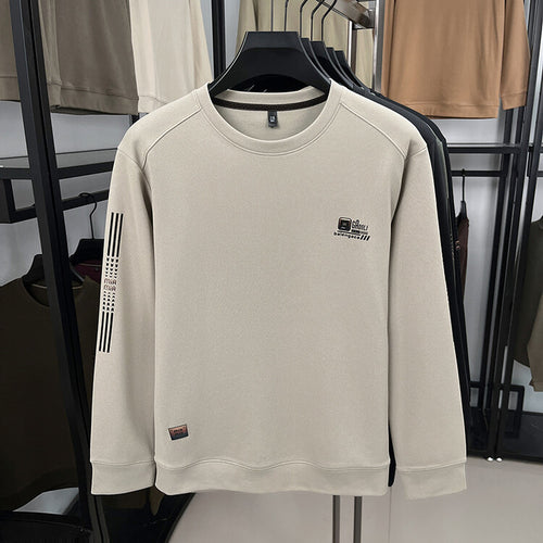 Men's long-sleeve sweatshirt in structured fabric with the stylish logo Lune London