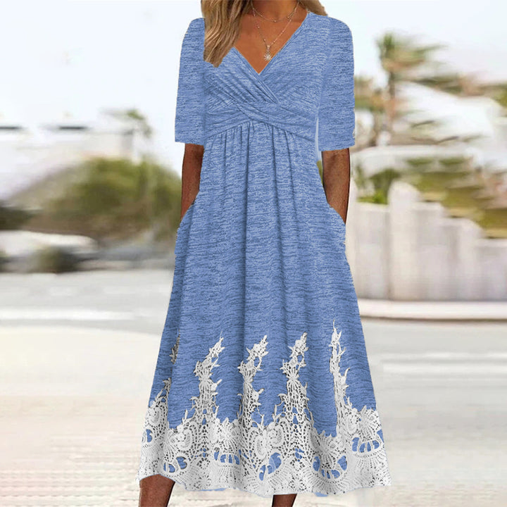 Lune London Lace Midi Dress for Women