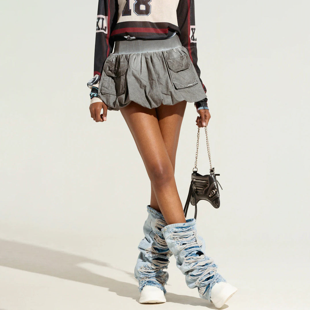 Casual women's skirt with high-quality lace-up waist Lune London