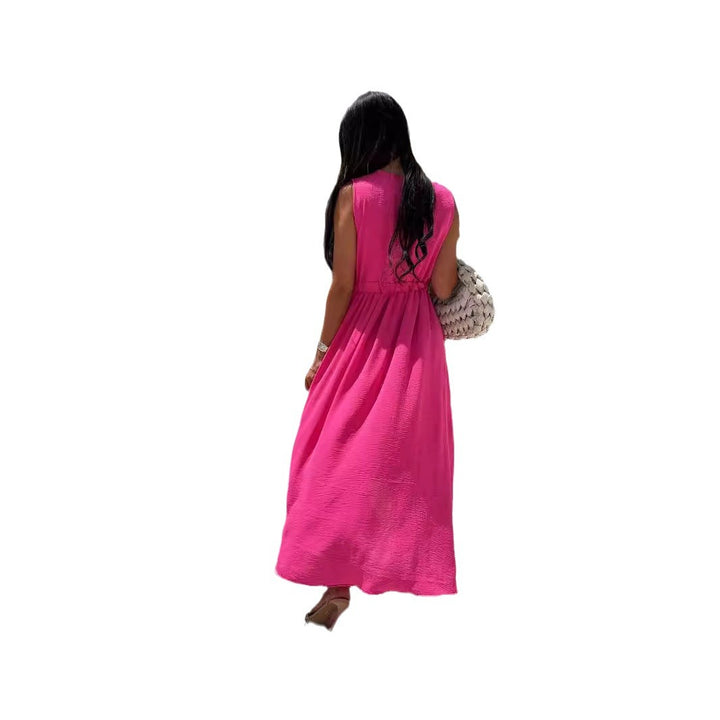 Women Maxi Dress Chic with V-neck Lune London