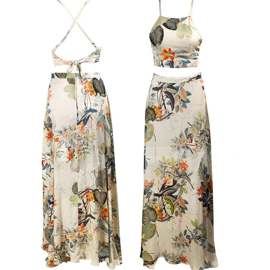 Ladies Floral Two-Piece Set Lune London