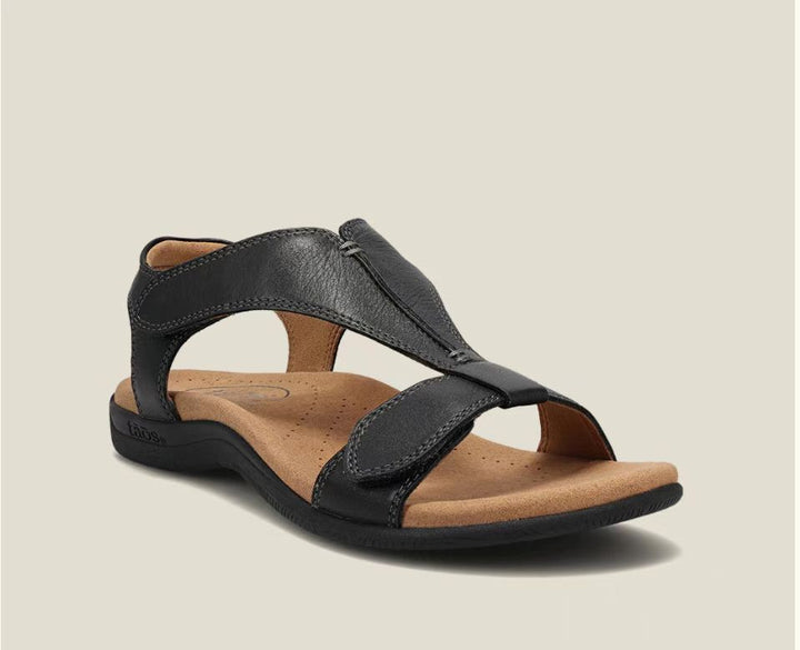 Leisure sandals for women with adjustable straps and an ergonomic foot cushion Lune London