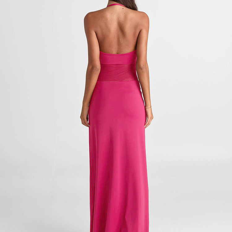 Maxi dress for women with refined cut and fitted design Lune London