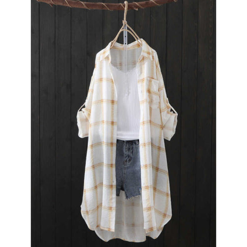 Lune London Women's Long Sleeve Flannel Shirt
