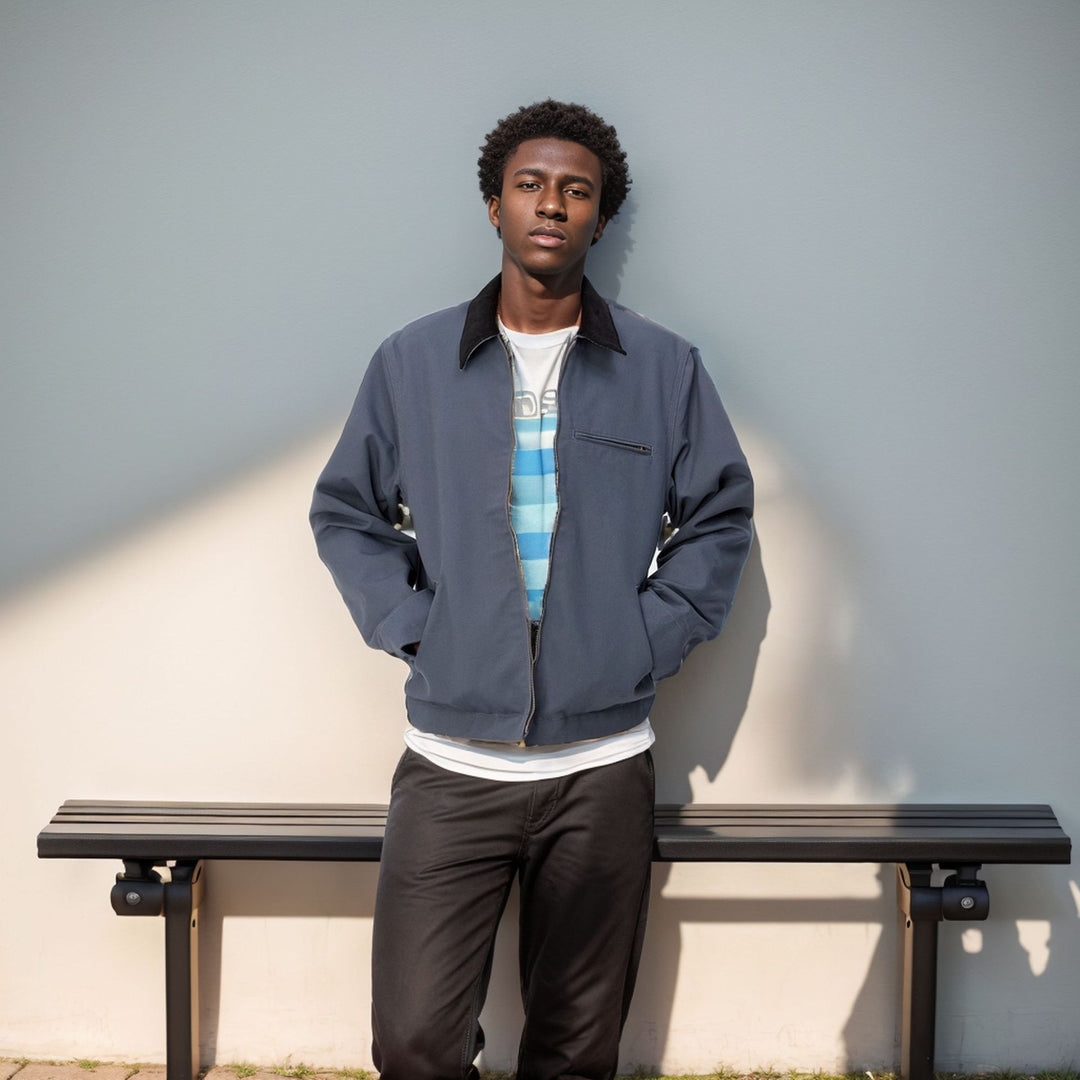 Casual transition jacket for men with practical pockets Lune London