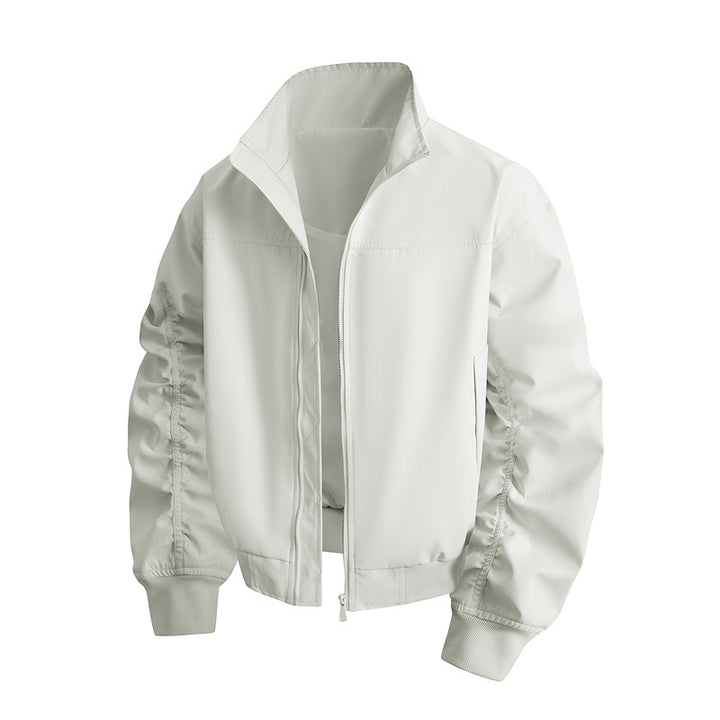Ladies casual quilted jacket with elastic cuffs Lune London