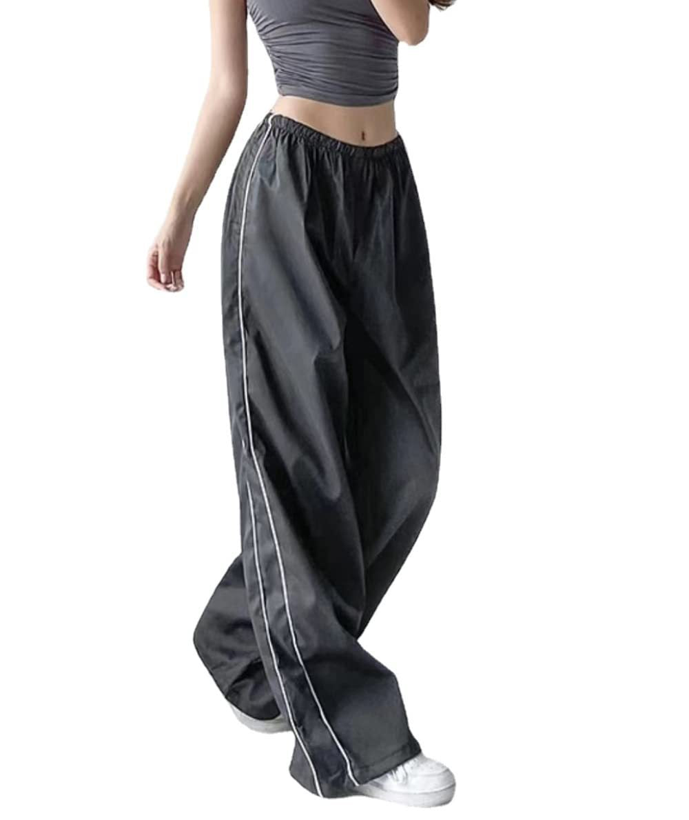 Women's Sporty Pants with Loose Fit and Elastic Waistband Lune London