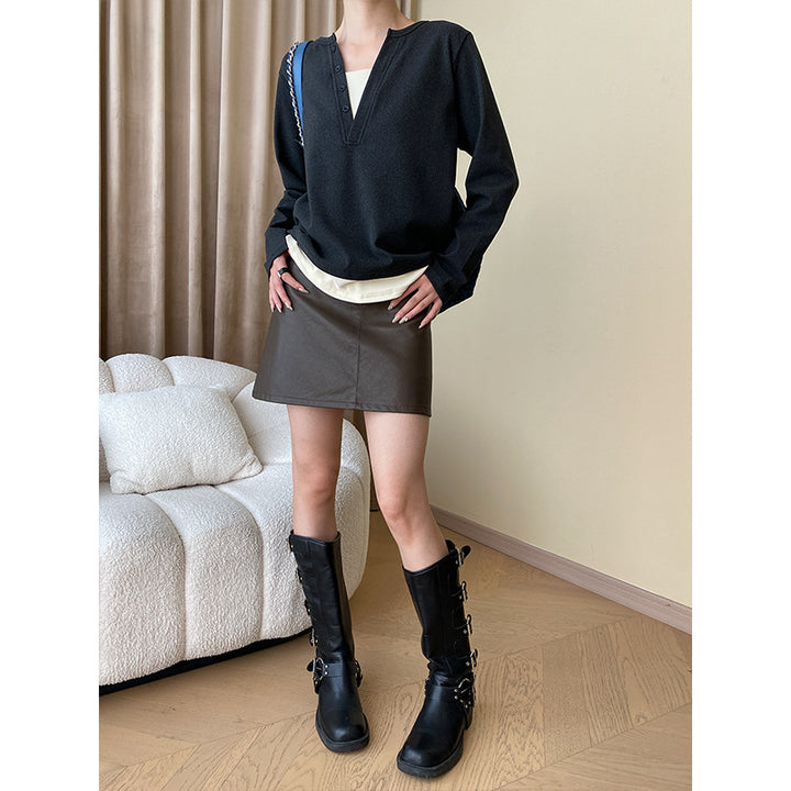 Women's Urban Sweater with Button Details Chic & Stil