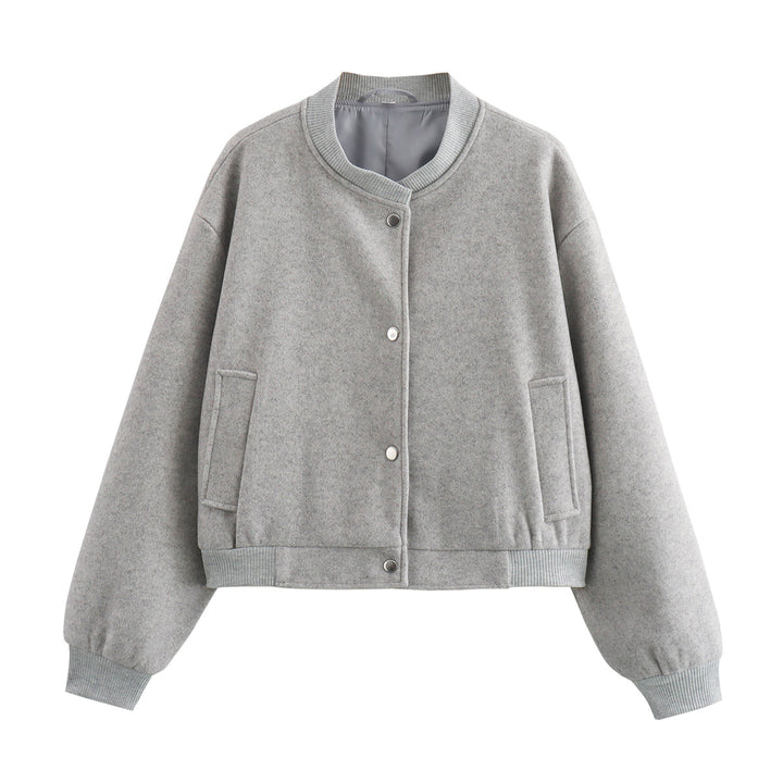 Oversized casual jacket for women with button closure Lune London