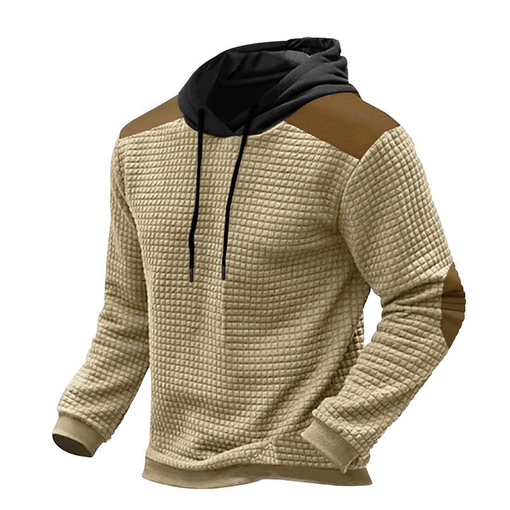 Men's structured hoodie with contrasting details Lune London
