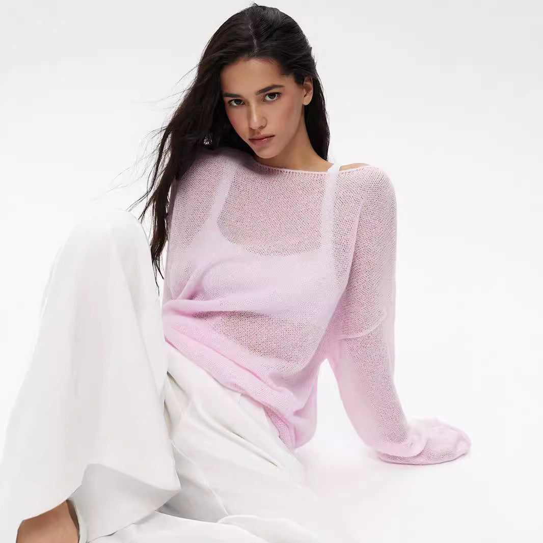 Pull en tricot léger pour femmes avec coupe ample Chic & Stil