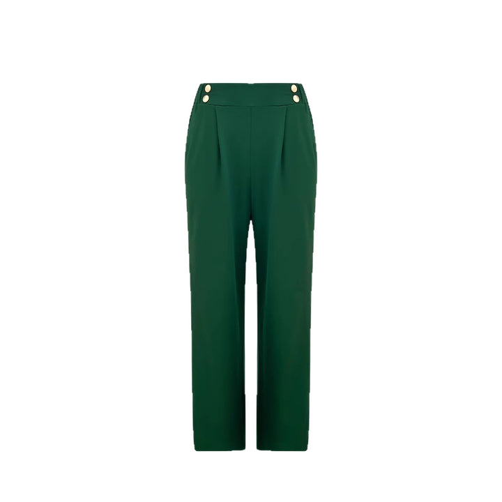 Wide pants for women with elegant button detail Lune London