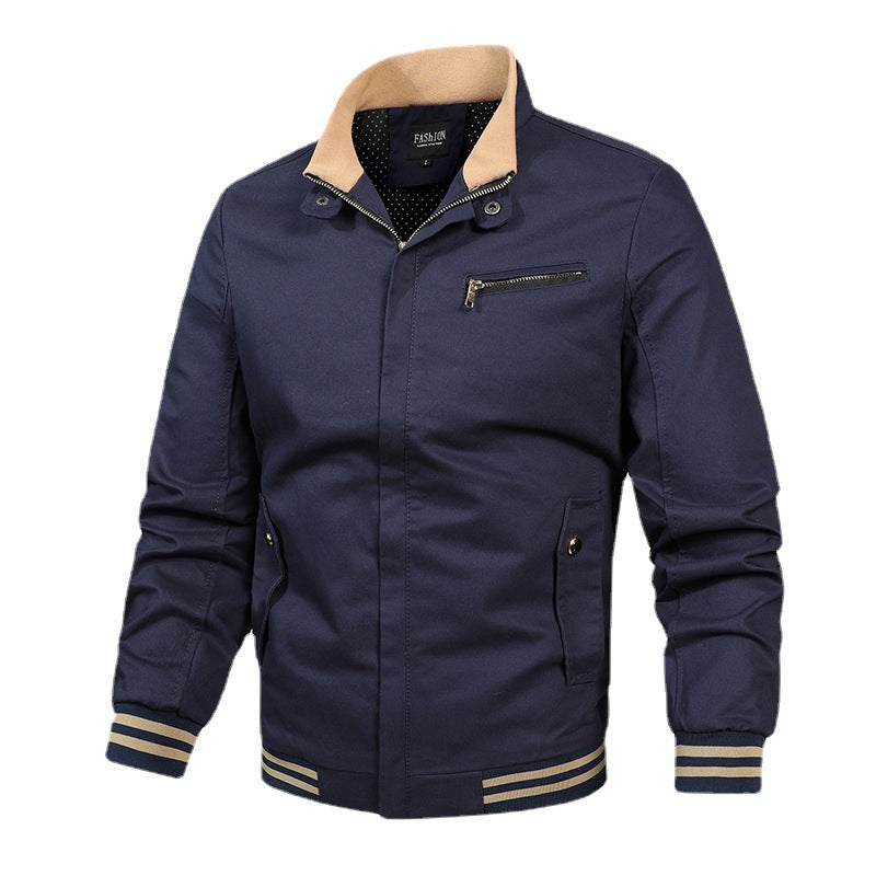 Stylish transition jacket for men with trendy contrasts Lune London