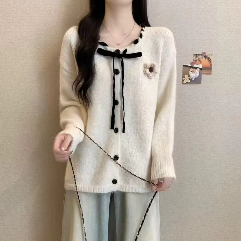 Gilet Femme Douillet avec Col Tendance et Détails de Bouton Chic & Stil