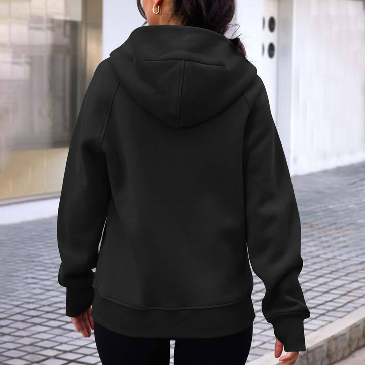 Casual hooded jacket for women with practical pockets and modern cut Lune London