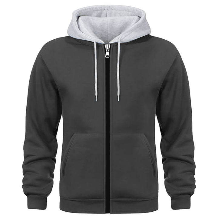 Sporty hooded jacket for men with an innovative treatment of the inner lining Lune London