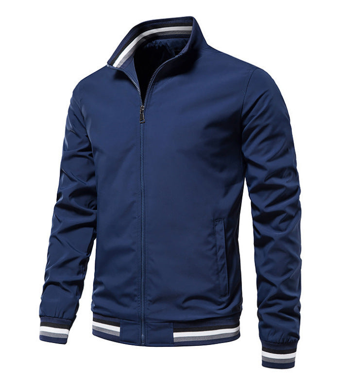 Sporty bomber jacket for men with contrasting cuffs Lune London
