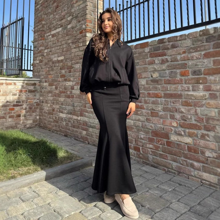 Ladies Elegant and Fitted Maxi Skirts Lune London