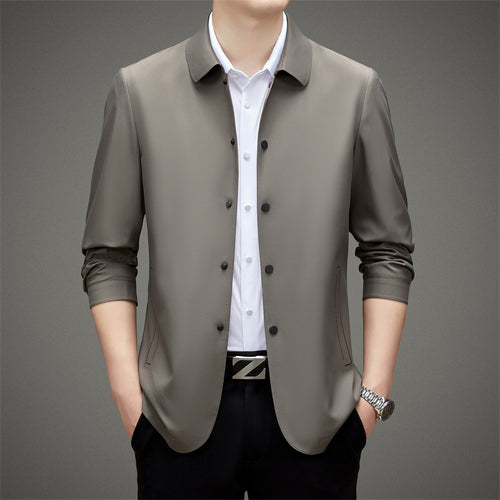 Modern transition jacket for men with practical pockets and breathable material Lune London