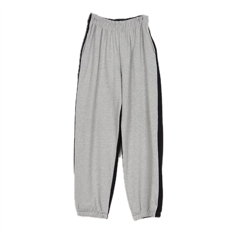 Pantalons de loisirs décontractés pour femmes avec accent de couleur sur le côté Chic & Stil
