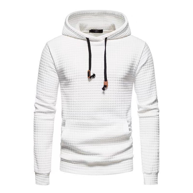 Men's comfortable hoodie with textured fabric Lune London