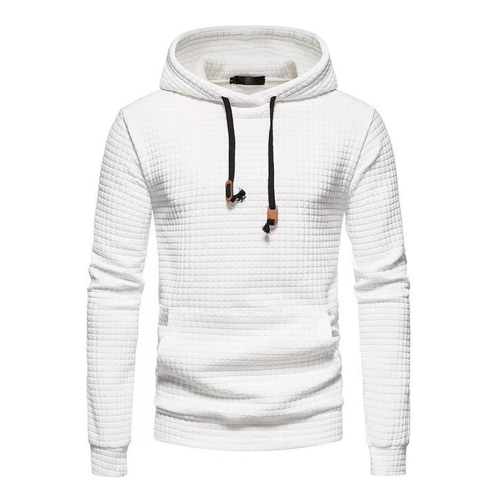 Men's comfortable hoodie with textured fabric Lune London