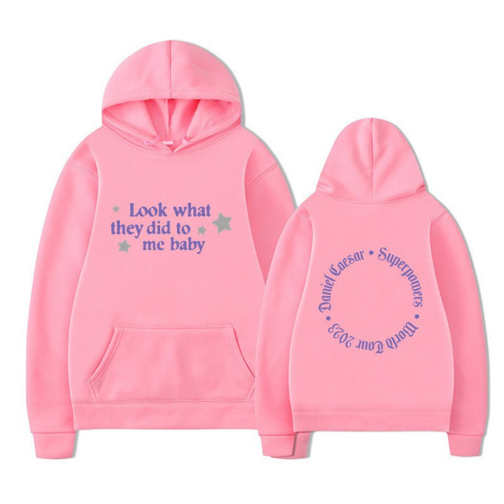 Women's hooded sweatshirt with creative slogan and unique design Chic & Stil