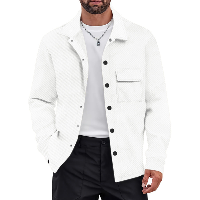Leisure jacket for men with structured design and practical chest pockets Lune London