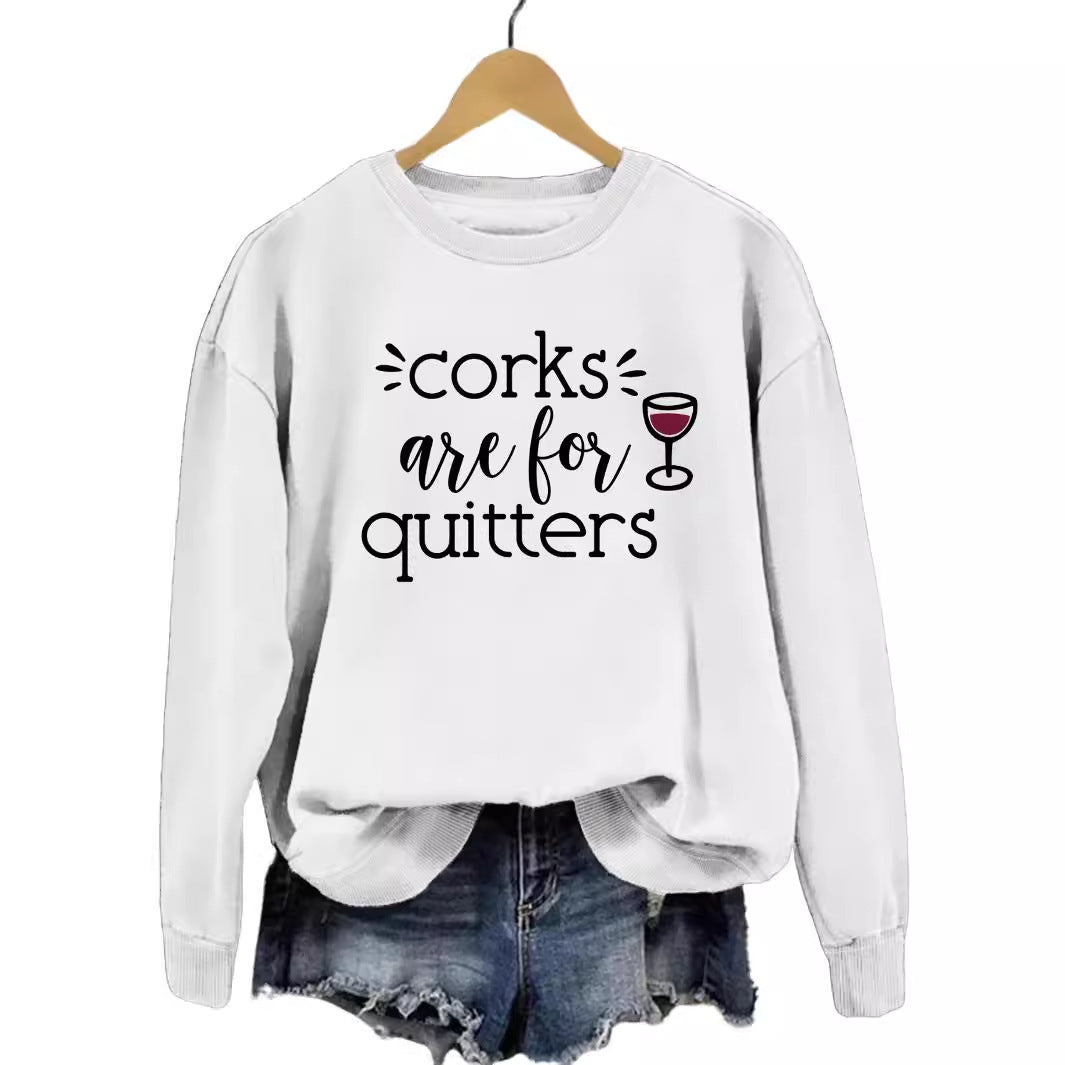 Sweatshirt pour femmes avec slogan créatif et coupe décontractée Chic & Stil