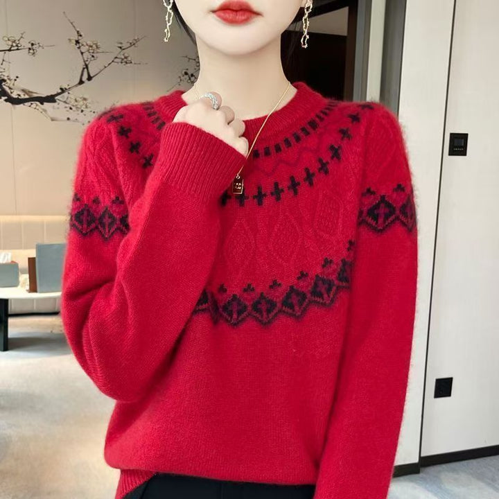 Pull en tricot confortable pour femmes Chic & Stil