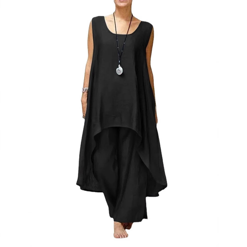 Lune London fluid maxi tunic jumpsuit for women