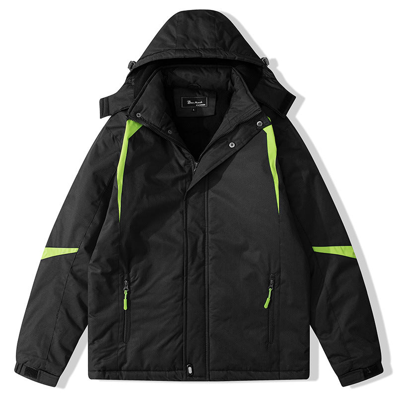 Lady insulated outdoor jacket with adjustable hood Lune London