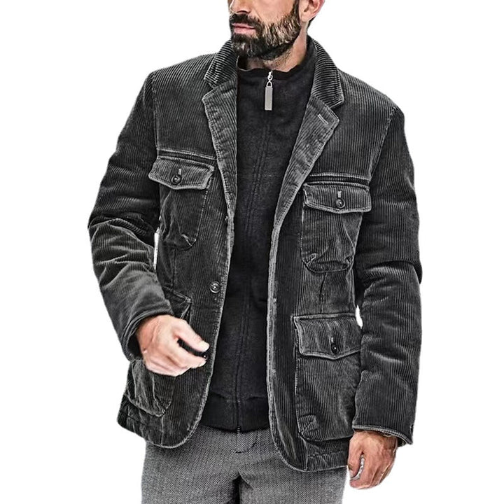 Casual corduroy jacket for women with patch pockets Lune London
