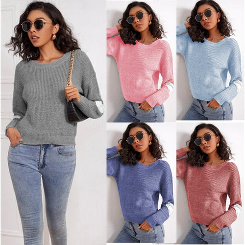 Knit sweater for women with a trendy cut Lune London