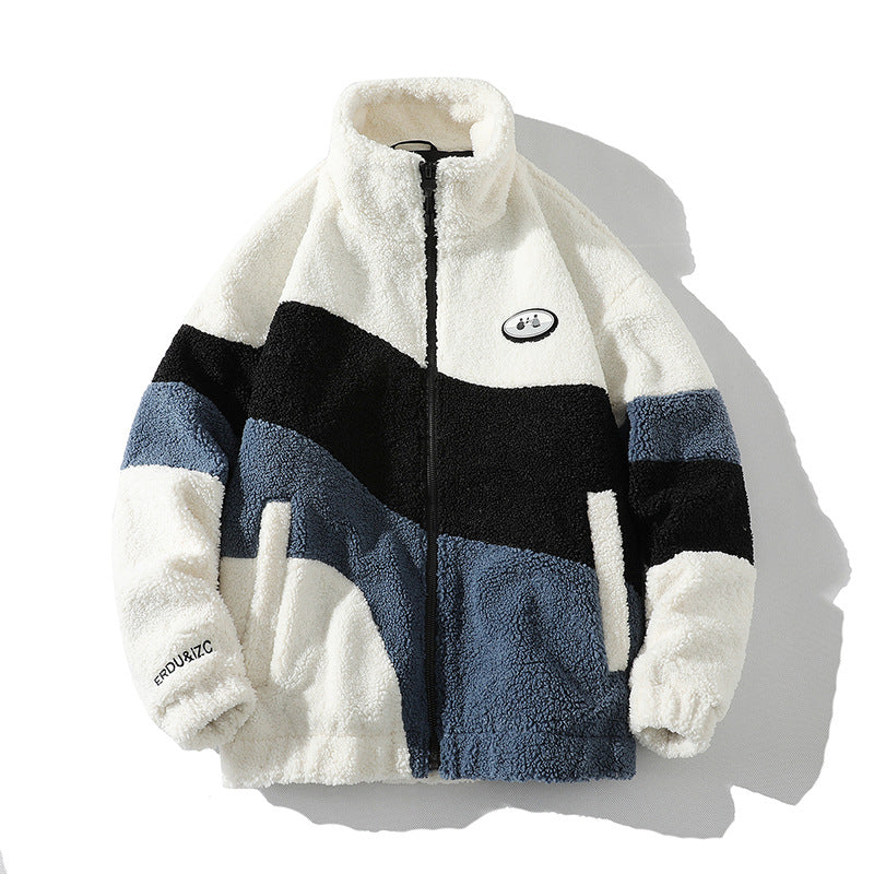Ladies Trendy Fleece Jacket with Chic High Collar and Style
