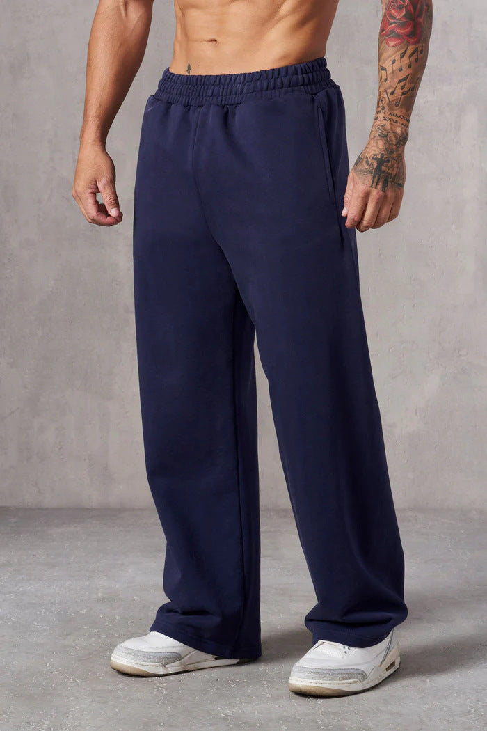 Men's Baggy Jogging Pants with Elastic Waistband and Side Pockets Lune London