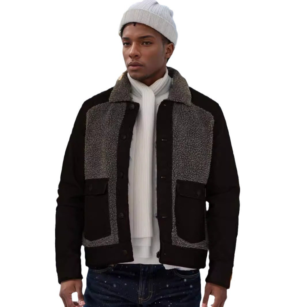 Transitional jacket for men with soft interior and practical pockets Lune London