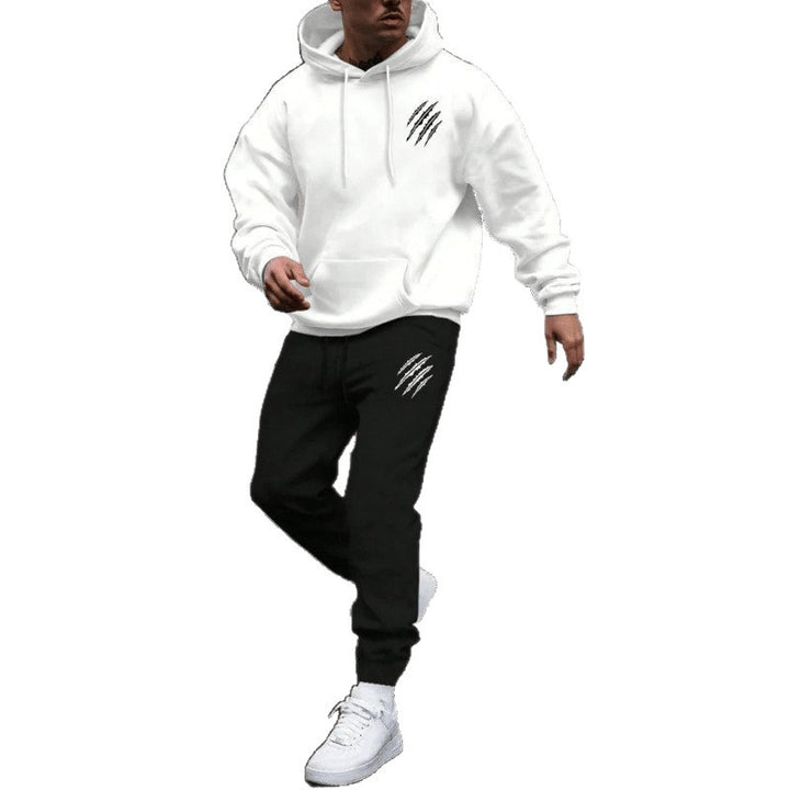 Men's hoodie tracksuit with creative graphics and comfortable fit Chic & Stil
