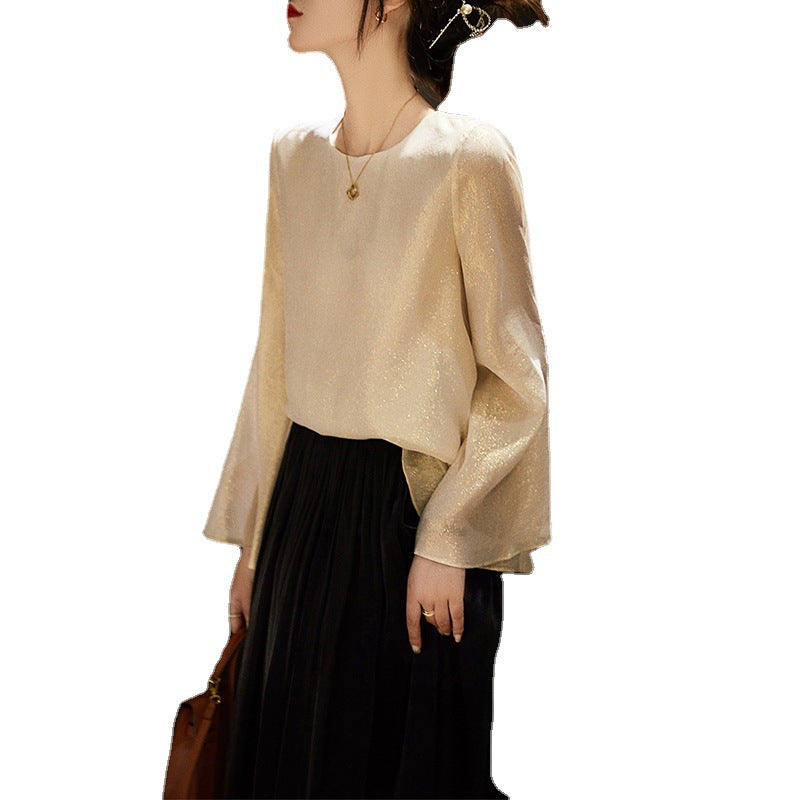 Elegant and sparkling long-sleeve top for women Lune London